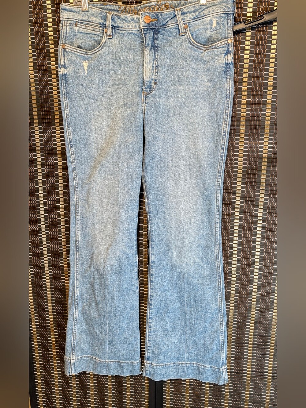 Wrangler Women's Retro High Rise Trouser Jean, Katie, 32x32.